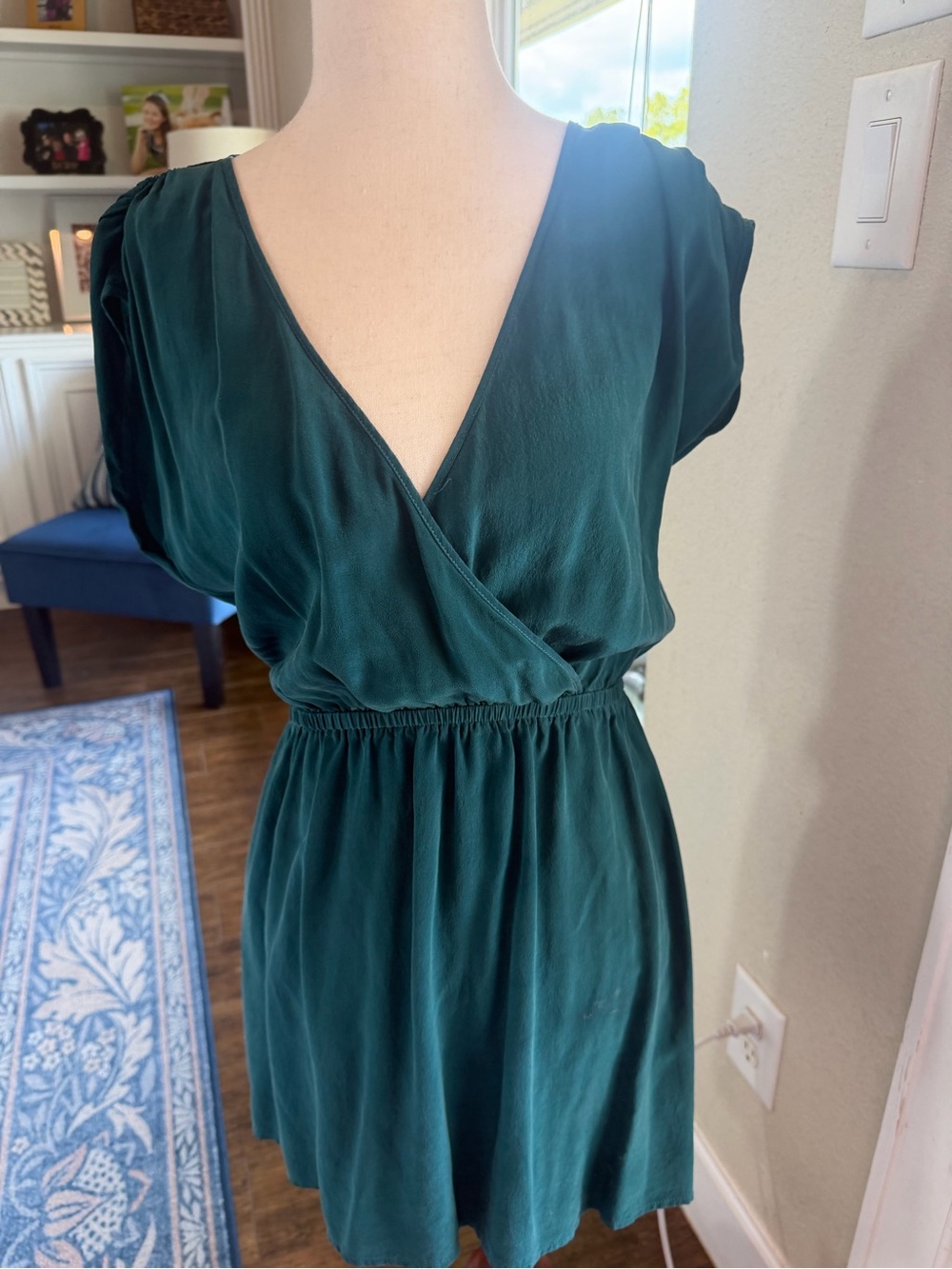 Kimchi Blue faux-wrap mini dress, an Urban Outfitters exclusive brand S